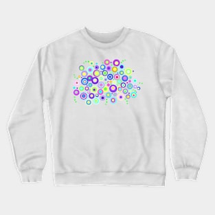 Polka Dot Flower Garden Crewneck Sweatshirt